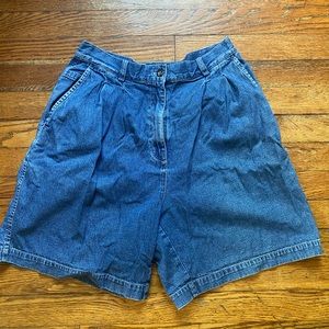denim shorts